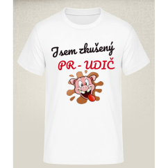Pánské tričko - Jsem zkušený PR-UDIČ